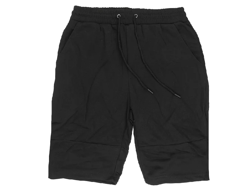 Men's relaxed chino pants-TRUE BORN ATHLETIC SHORTS BLACK - TS723