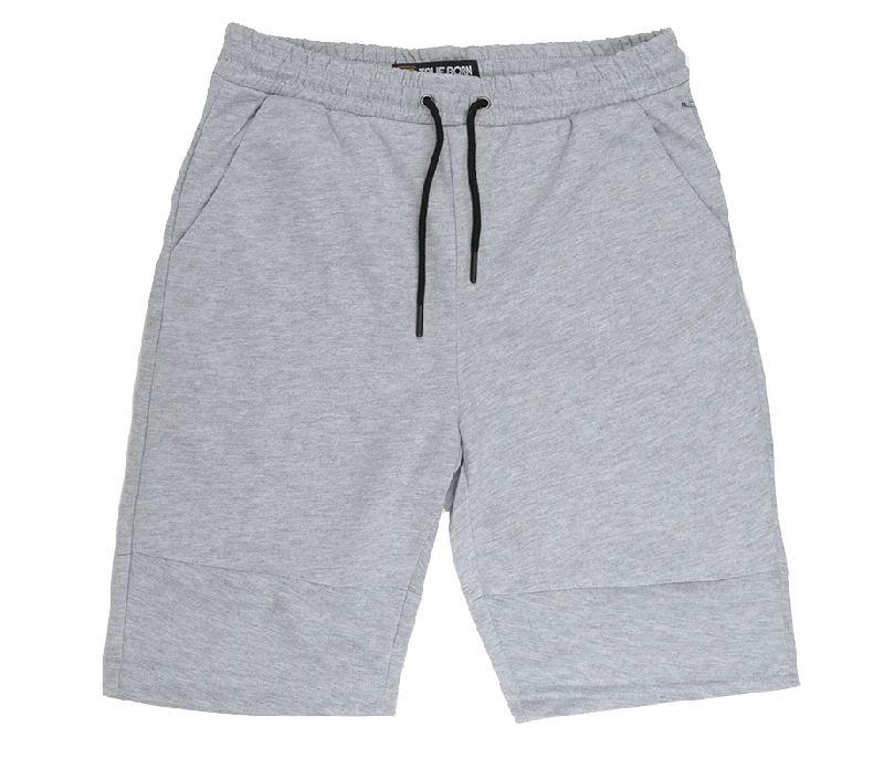 Men's lightweight cargo pants-TRUE BORN ATHLETIC SHORTS H.GREY - TS723