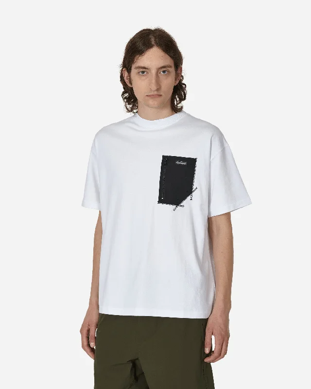 Men's short-sleeve minimalist top-Camp Pocket T-Shirt White