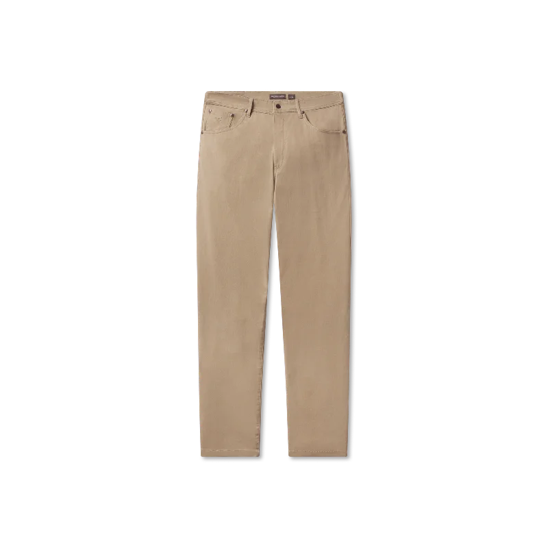 Men's comfy denim pants-Brazos Stretch Twill Pant - Burnt Taupe