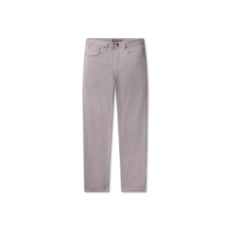 Men's rugged jogger pants-Brazos Stretch Twill Pant - Washed Gray