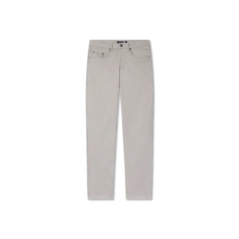 Men's trendy chino pants-Cahaba Comfort Stretch Twill Pant - Light Gray