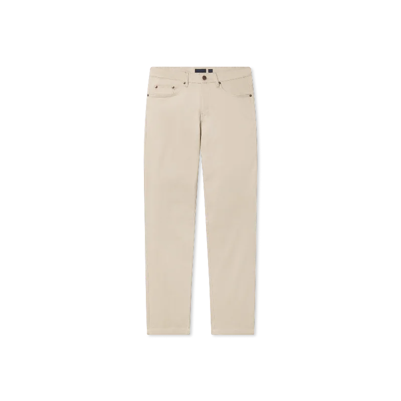 Men's rugged khaki pants-Cahaba Comfort Stretch Twill Pant - Pebble