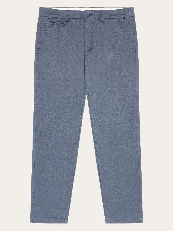 Men's skinny cargo pants-CHUCK regular twill chino pants - Vintage Indigo