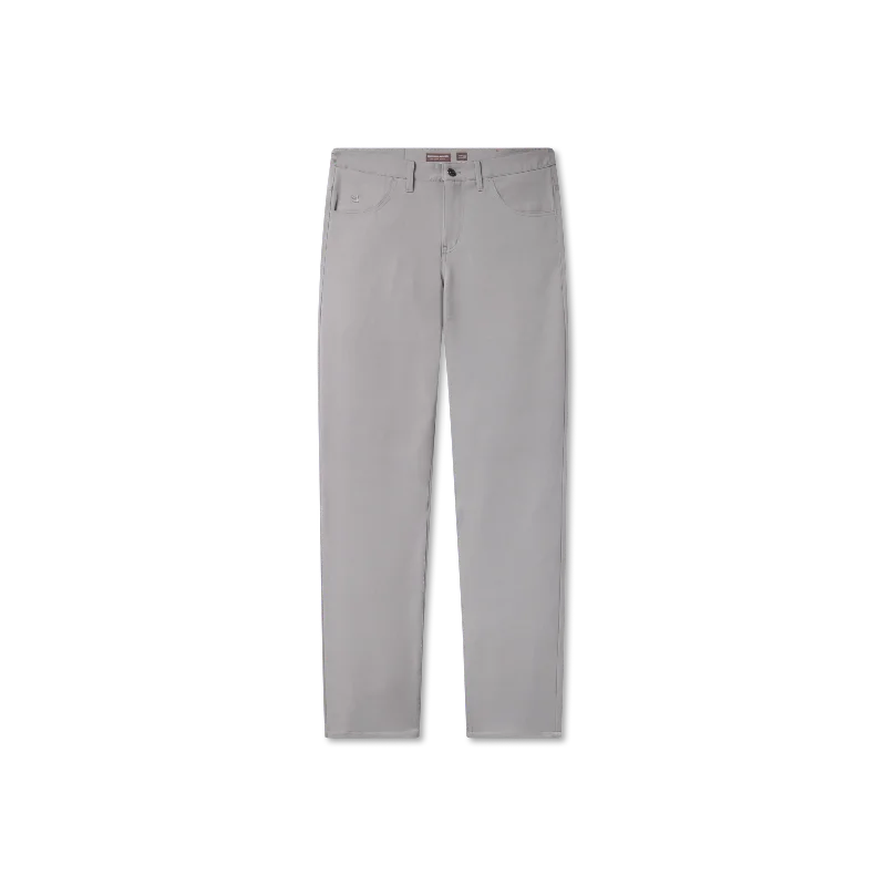 Men's skinny casual pants-Frisco Stretch Five Pocket Pant - Light Gray