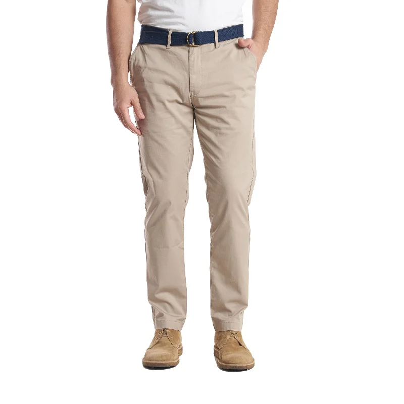 Men's casual straight pants-Lightweight Stretch Chinos Standard Fit - Khaki