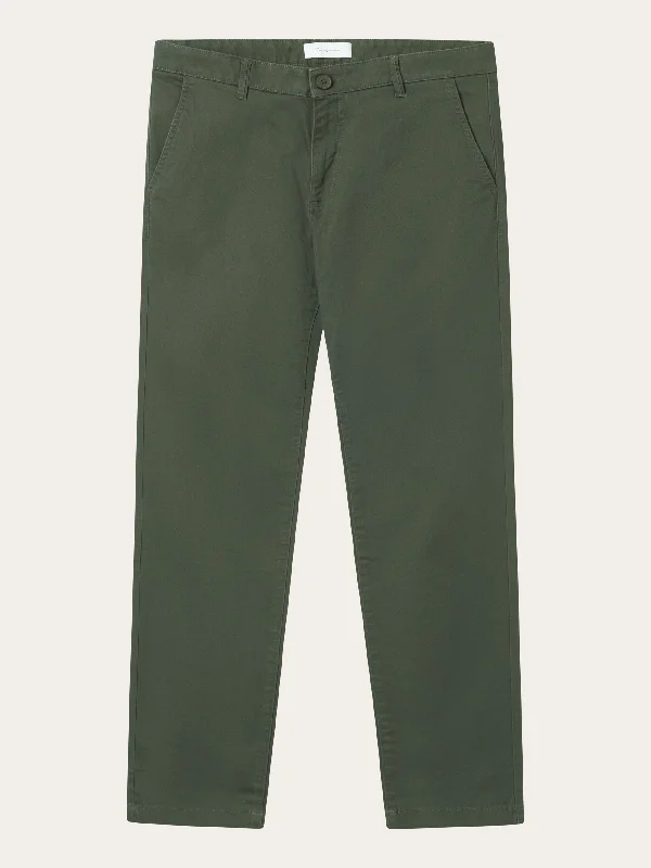 Men's slim fit chino pants-LUCA slim twill chino pants - Forrest Night