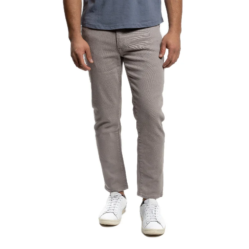 Men's modern slim pants-Travel Jeans Slim Fit - Light Grey