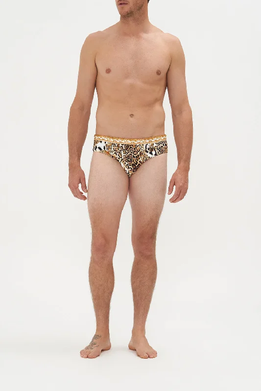 men's silk trunks-SWIM BRIEF ROLE CALL