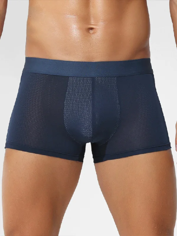 men's slim-fit trunks-4 Pack Men's Thin Ultra Breathable Mesh Trunks