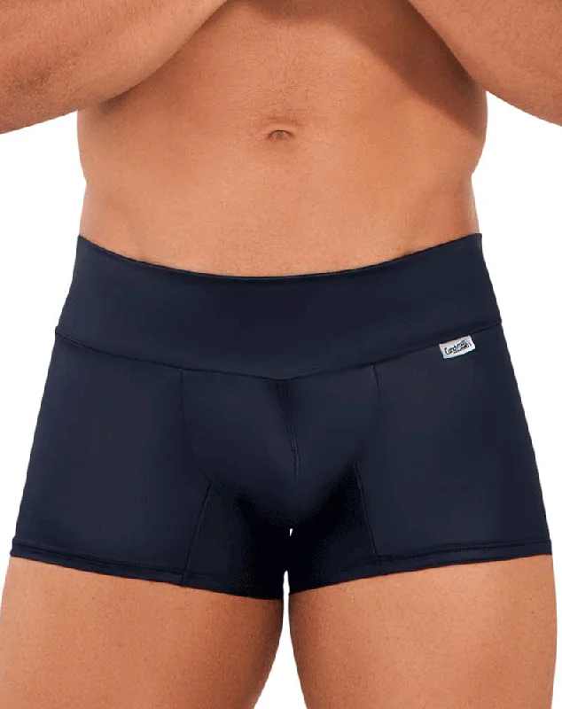 men's thermal underwear for cold weather-Candyman 99729 Work-n-out Trunks Black