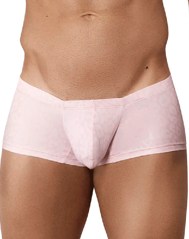 men's patterned boxer shorts pack-Clever 1568 Shine Trunks Pink