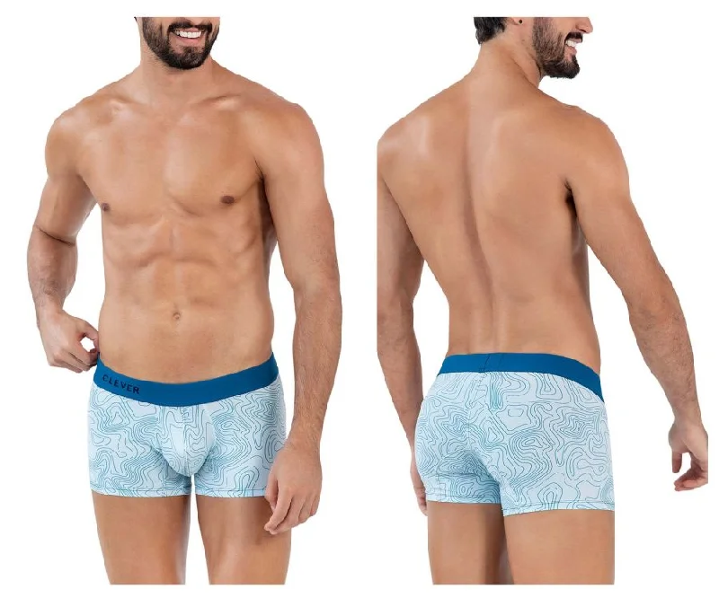 men's everyday boxer briefs pack-Clever 1640 Emphatic Trunks Color Blue