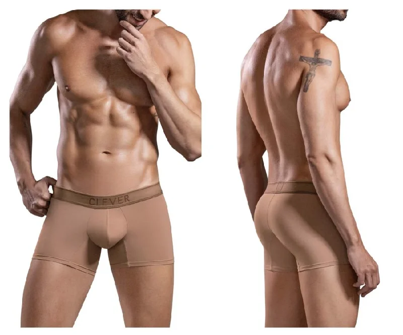 men's breathable briefs pack-Clever 1668 Britanica Trunks Color Brown