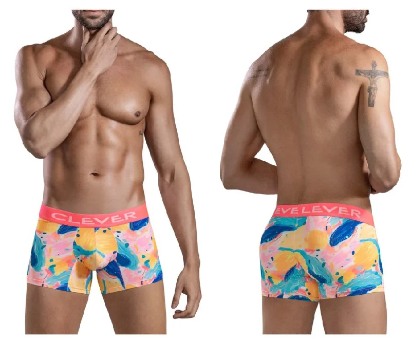 men's low-rise trunks pack-Clever 1684 Lienzo Trunks Color Fuchsia