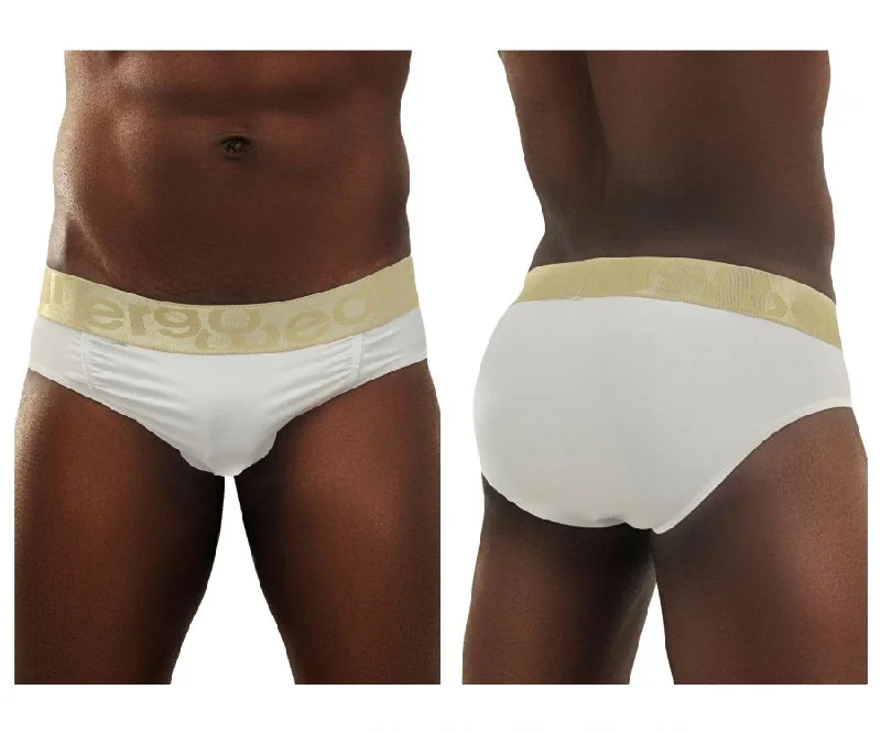 men's high-waisted trunks-ErgoWear EW0632 FEEL XV Briefs Color White