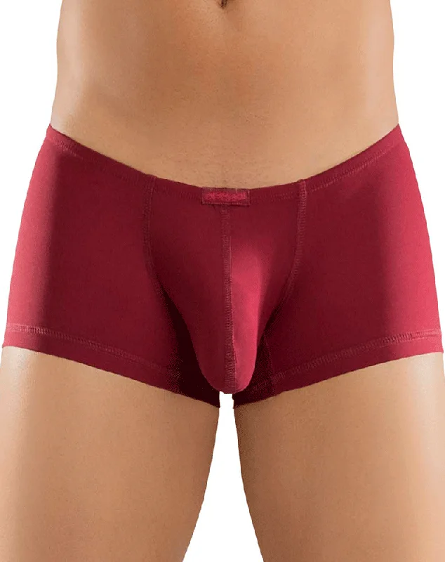 men's loose-fit trunks pack-Ergowear Ew1159 X4d Trunks Burgundy