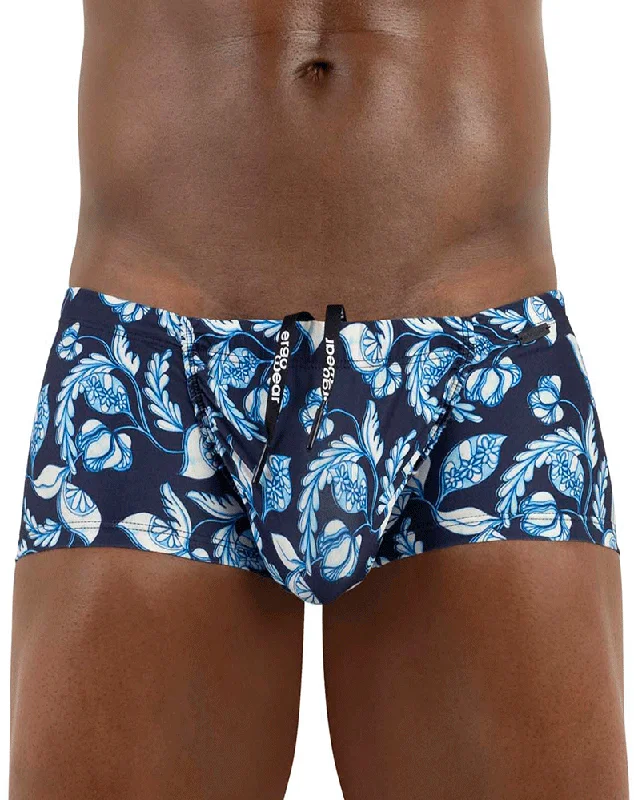 men's silk underwear for luxury feel-Ergowear Ew1698 Feel Sw Swim Trunks Abstract Blue