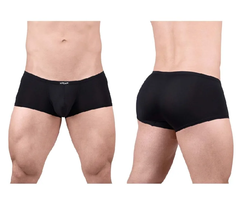 men's patterned underwear for style-ErgoWear EW1701 X4D Trunks Color Black