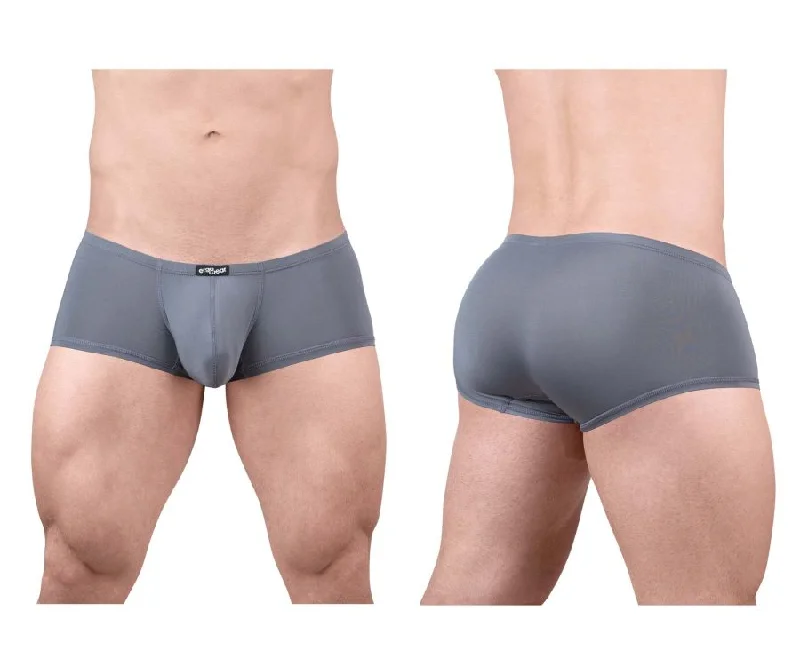 men's travel underwear for convenience-ErgoWear EW1705 X4D Trunks Color Gray