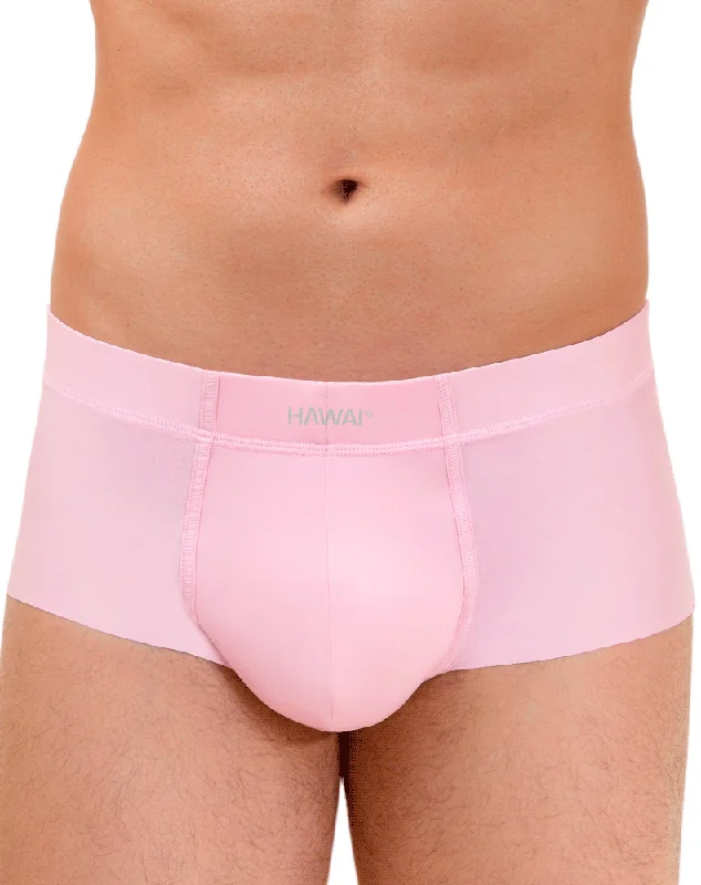 men's anti-slip trunks pack-Hawai 42142 Solid Mini Trunks Pink