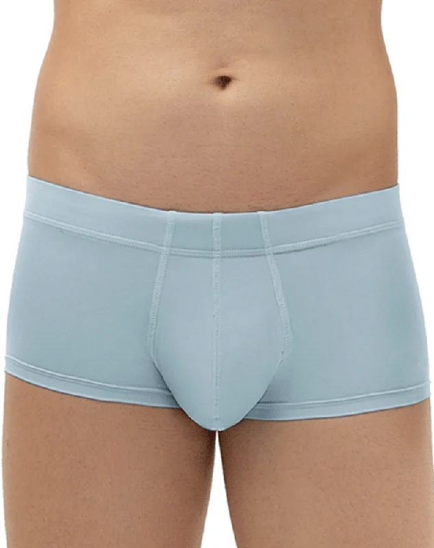 men's low-rise briefs for modern style-Hawai 42232 Microfiber Trunks Light Blue