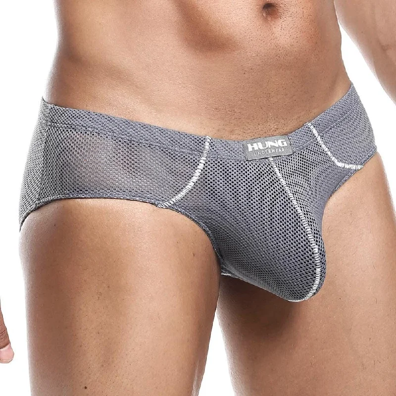 men's fitted underwear for snug fit-Hung HGJ008 Fierce Brief