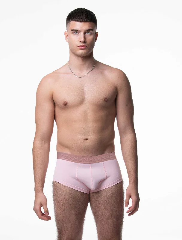 men's plus-size trunks-Hybrid Trunks - Pink Majesty