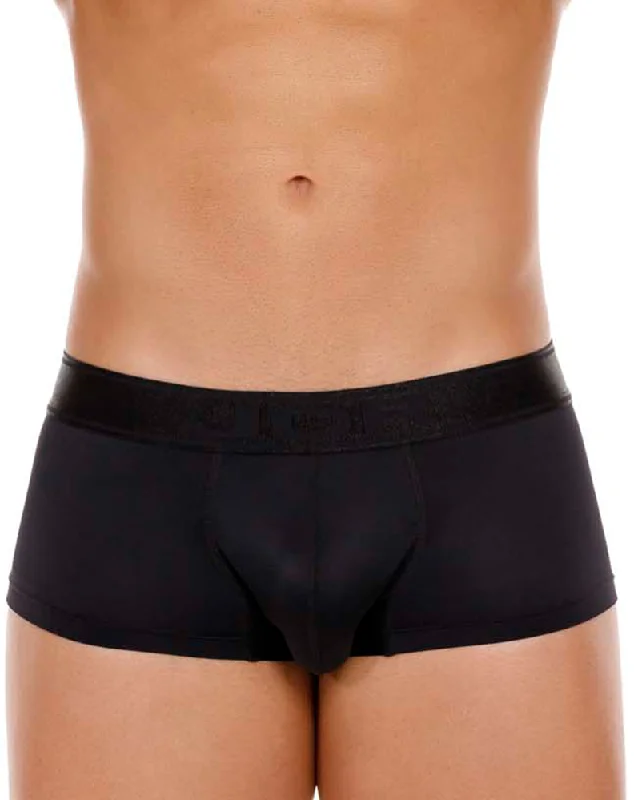 men's fitted trunks-Jor 2046 Element Trunks Black