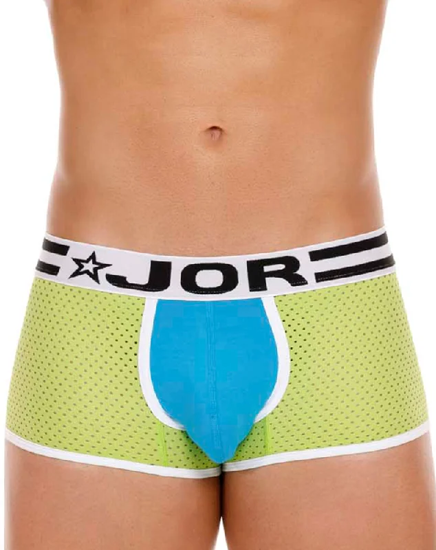 men's luxury boxer briefs pack-Jor 2076 Army Trunks Green