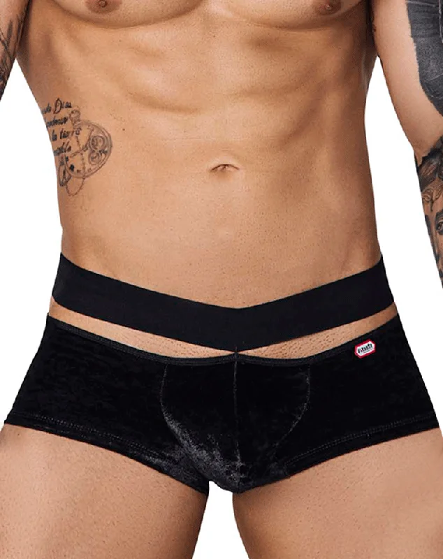 men's luxury underwear for special occasions-Pikante 1096 Clandestine Velvet Trunks