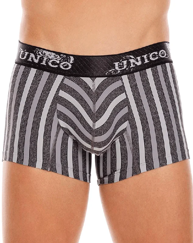 men's high-waisted underwear for support-Unico 22100100120 Granulado Trunks 90-printed