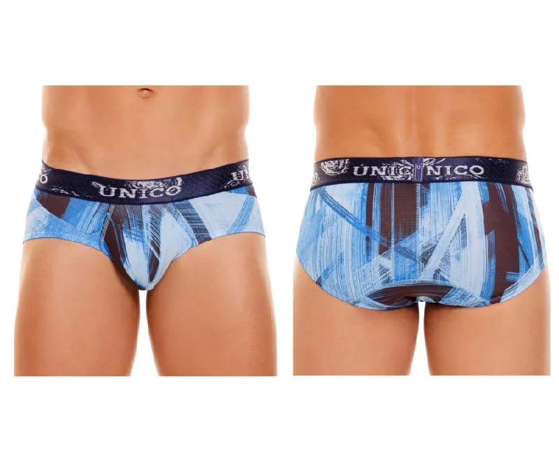 men's high-waisted trunks for comfort-Unico 22100201123 Tintado Briefs Color 63-Printed