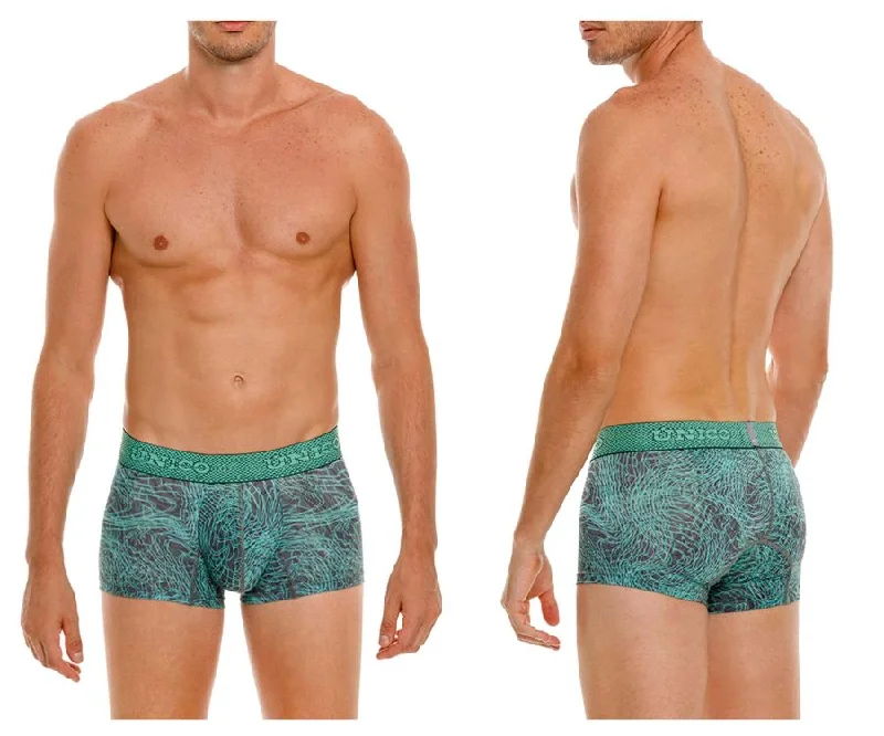 men's luxury boxer briefs pack-Unico 24080100105 Cairel Trunks Color 43-Green