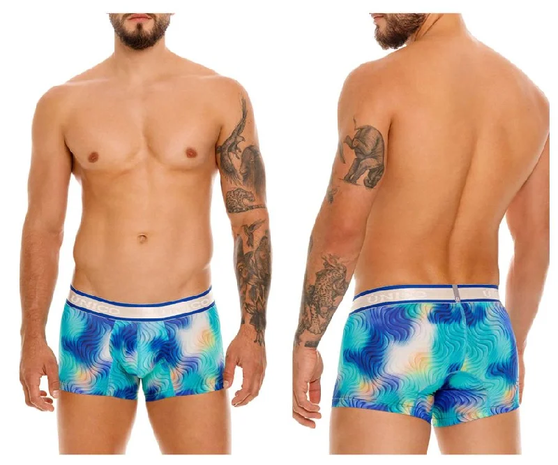 men's supportive underwear for active lifestyles-Unico 24100100105 Moscatel Trunks Color 46-Blue